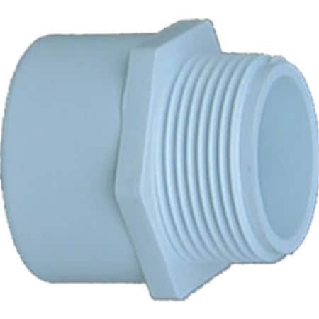 Genova 30440 4 in. White Male Adapter 749259